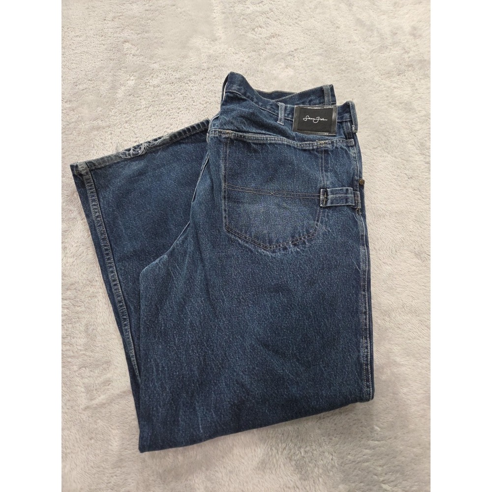 Vintage Y2K Sean John Baggy Medium Wash Jeans Mens Sz 40x32 Hip Hop